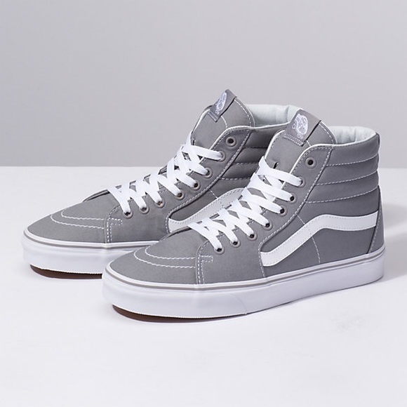 Grey High-Top Vans - Picture 2 of 3